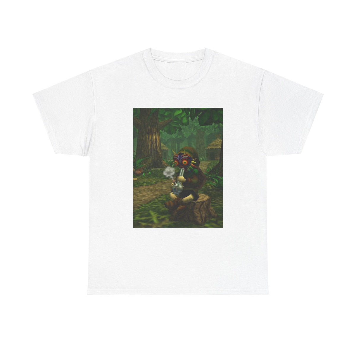Deku Link Smoking Majora's Mask Tee