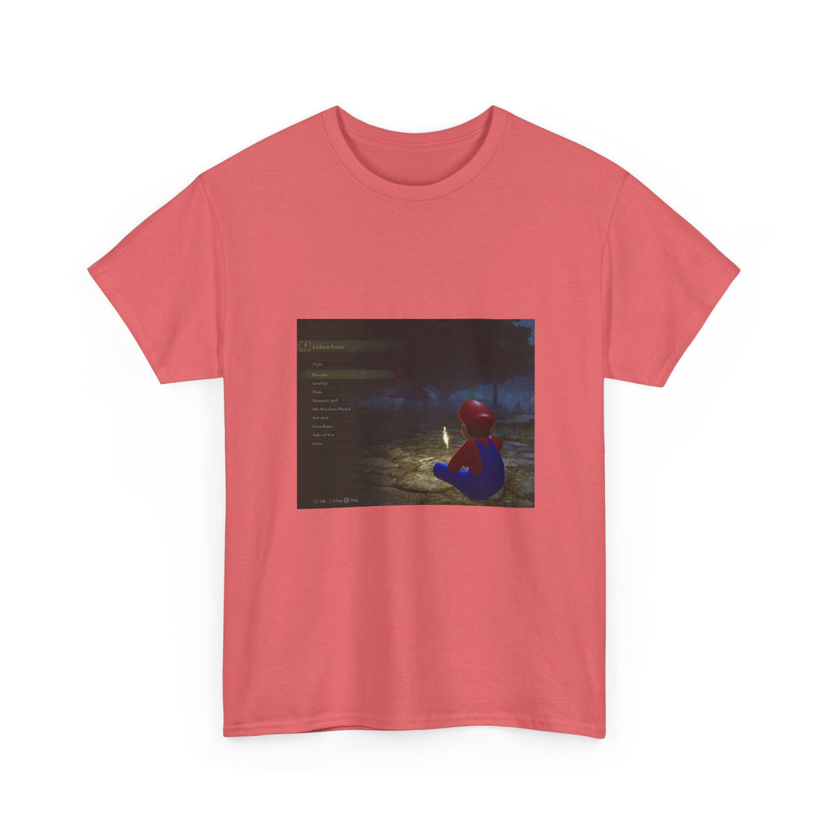 Mario Meditating In Laskyar Ruins Tee