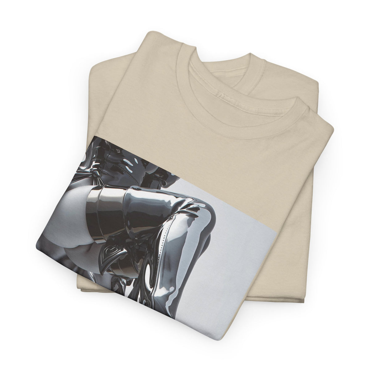 Liquid Chrome Flow Graphic Tee