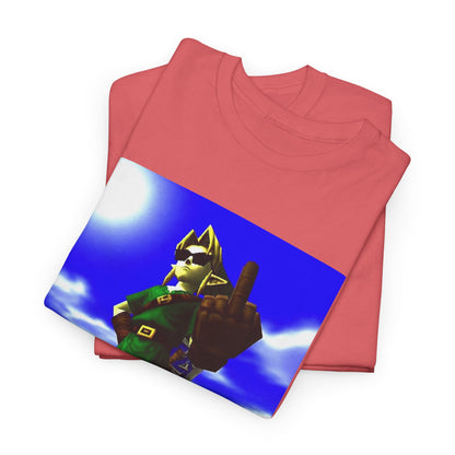 Cool Link Flipping The Bird Tee
