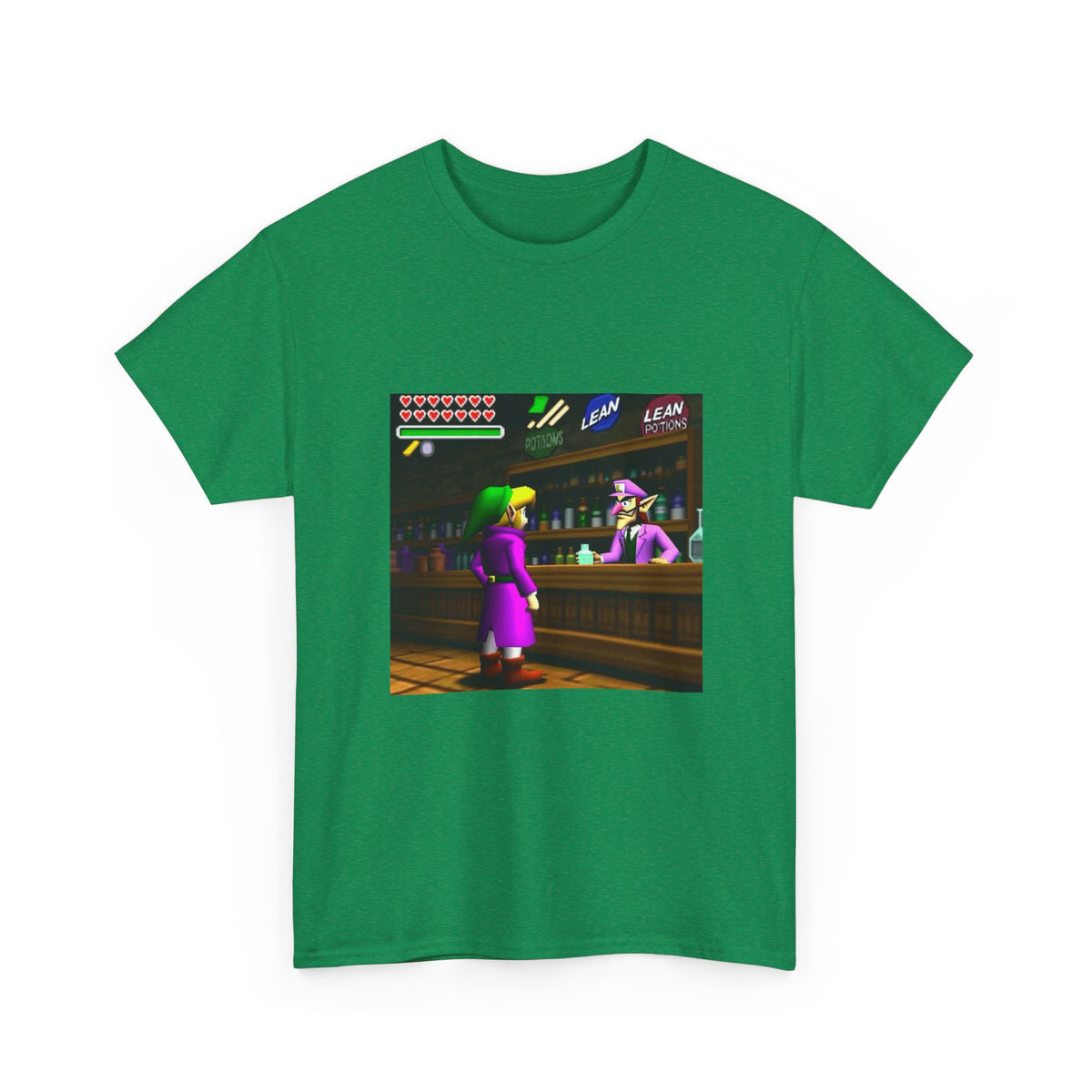 Link and Waluigi Trading Lean Potions
