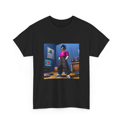 Y2K Vegeta Chilling With PlayStation Tee