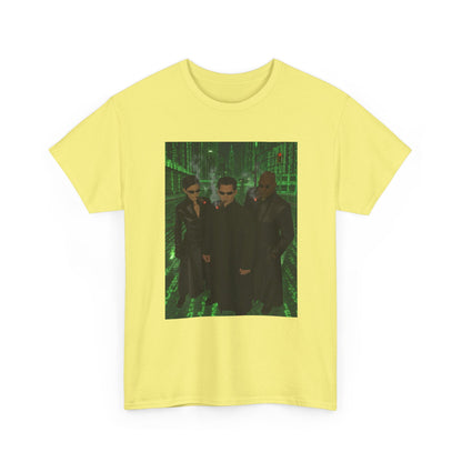 Neo, Trinity, Morpheus Smoking In The Matrix