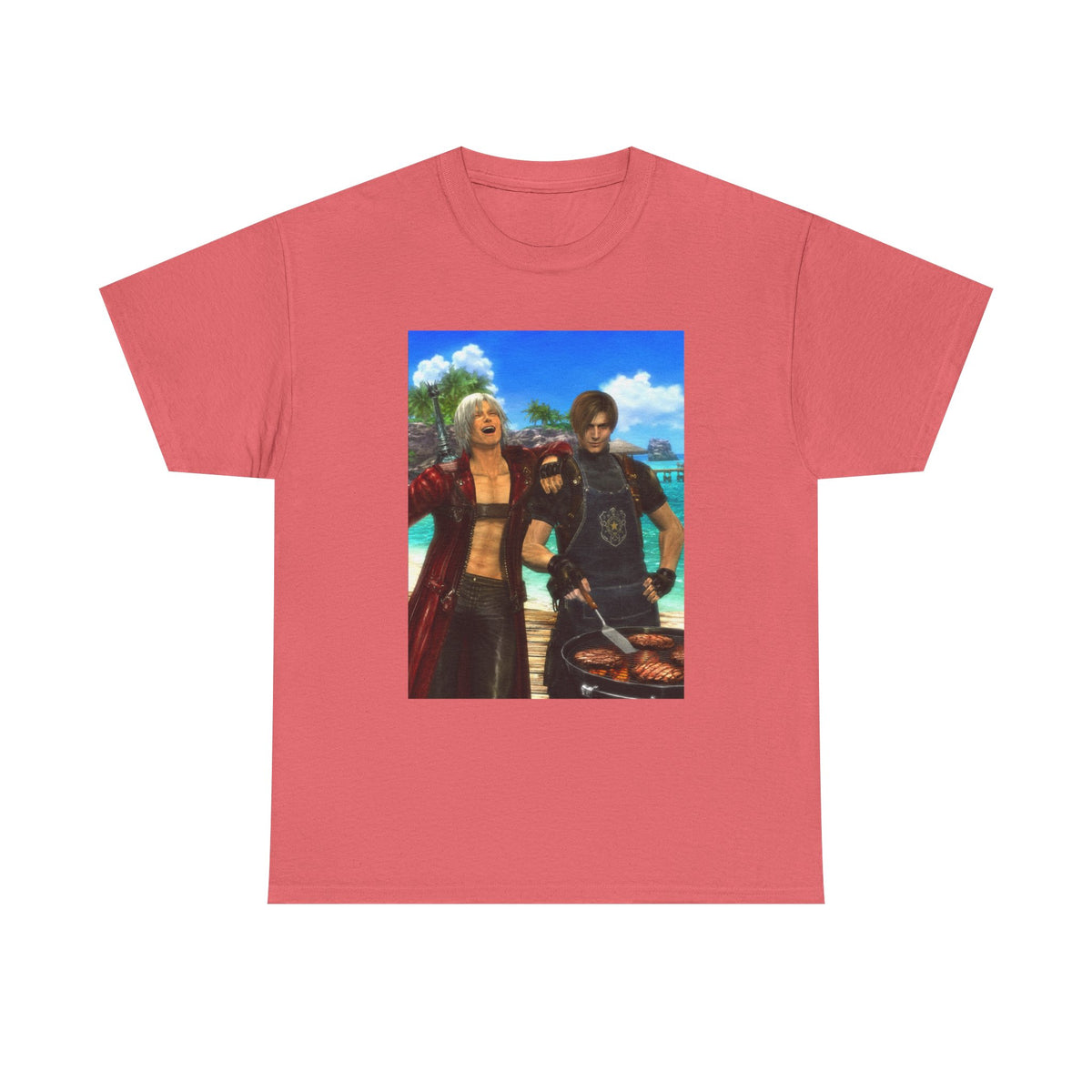 Dante and Leon Grilling Island Burgers Tee