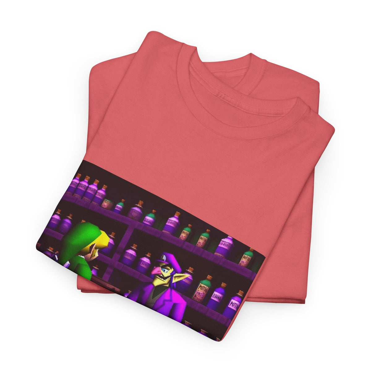 Link Gets Lean From Waluigi Tee