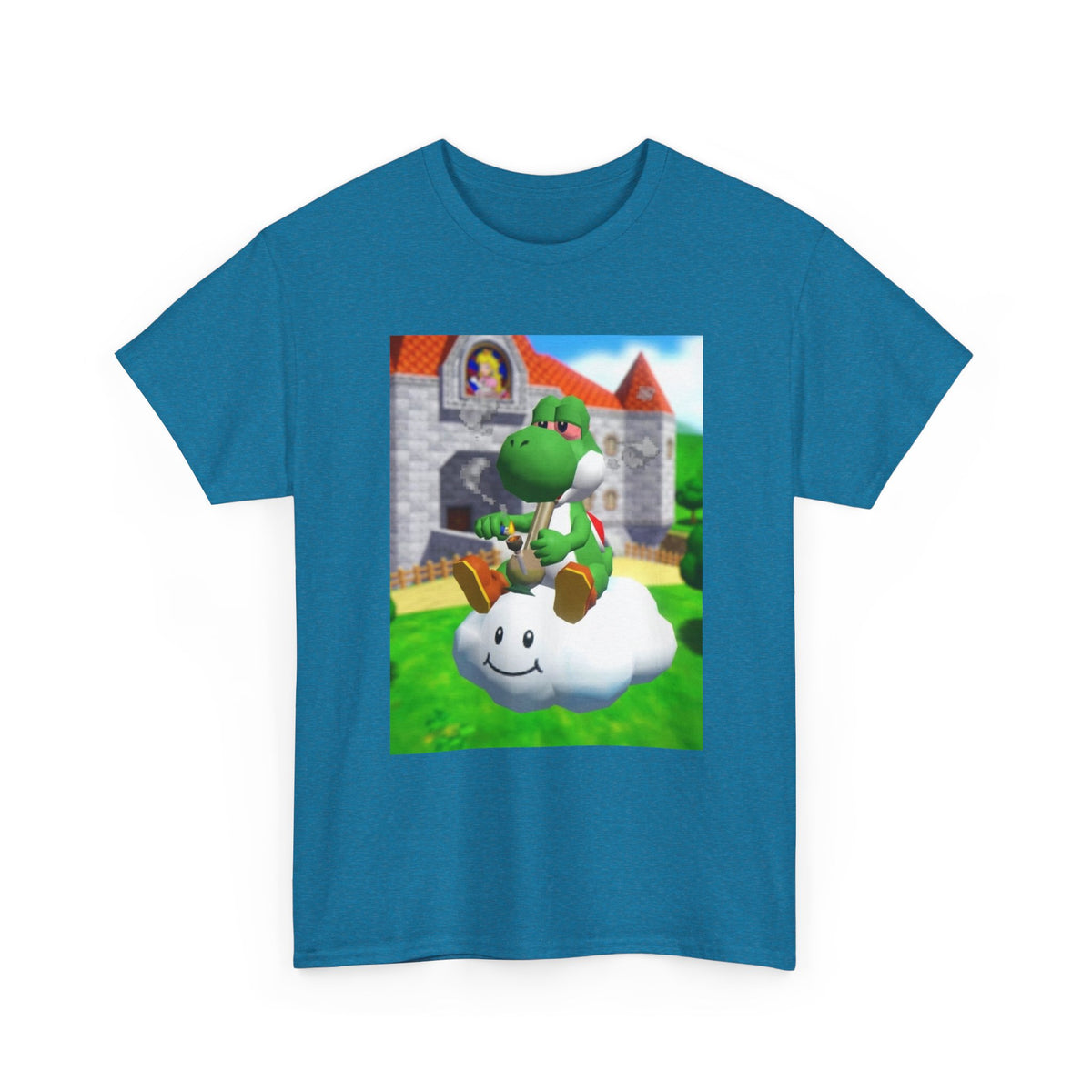 Yoshi Puffing On A Cloud Tee (Design 7)