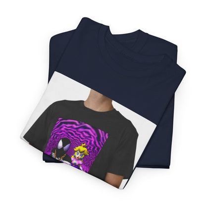 Symbiote And Princess On Purple Swirls