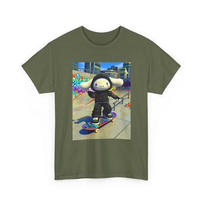Edgy Cinnamoroll Skater Flipping Off Tee