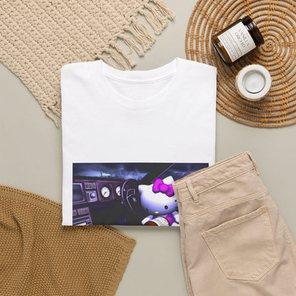 Hello Kitty Pours Lean In Car Tee