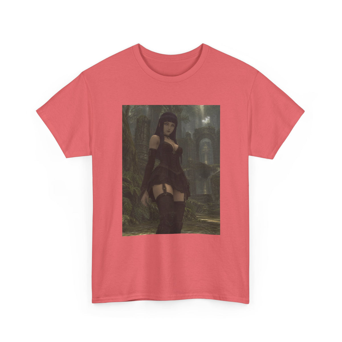 Gothic Byakugan Hinata In Ruined Forest