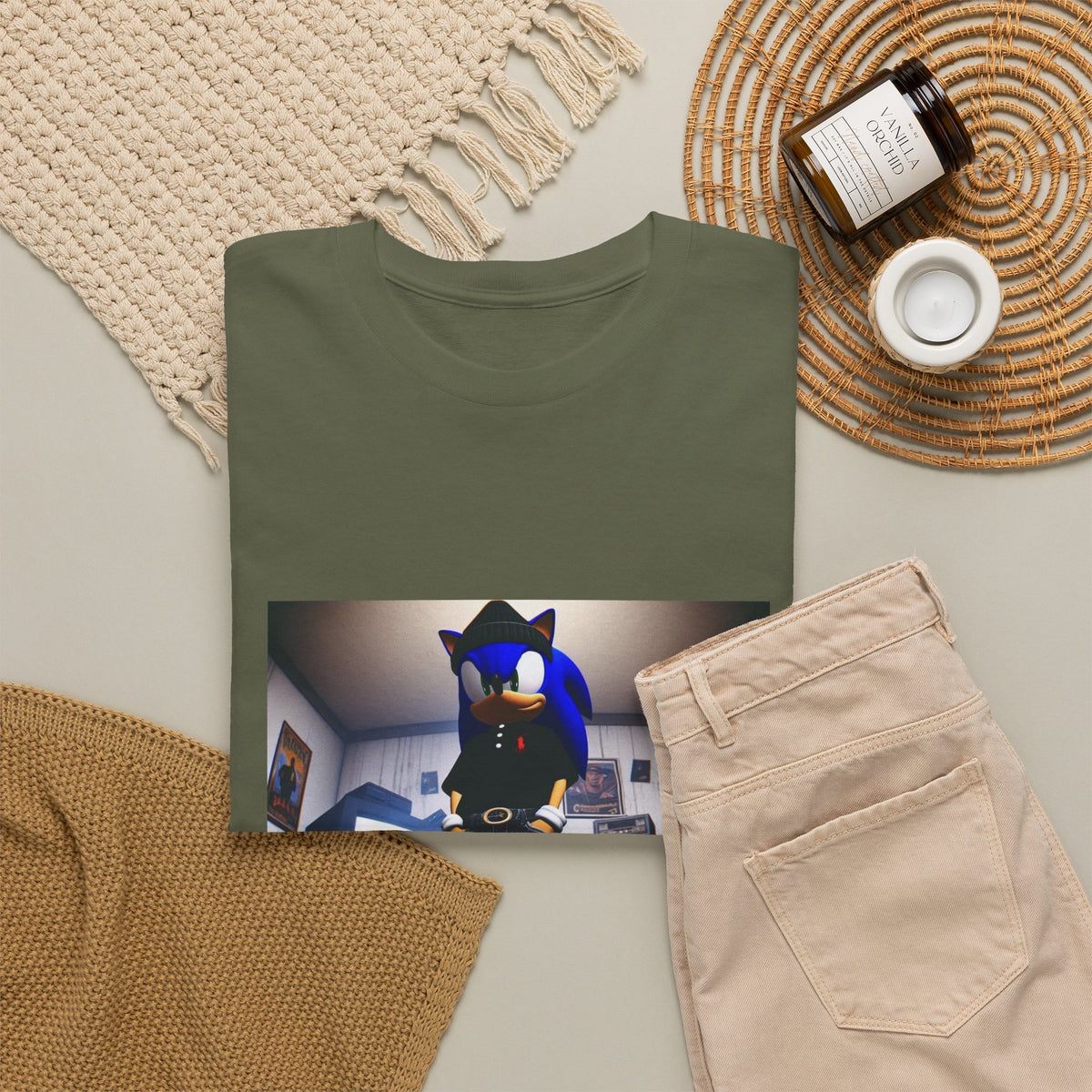 Sonic Drip With PlayStation Room Tee