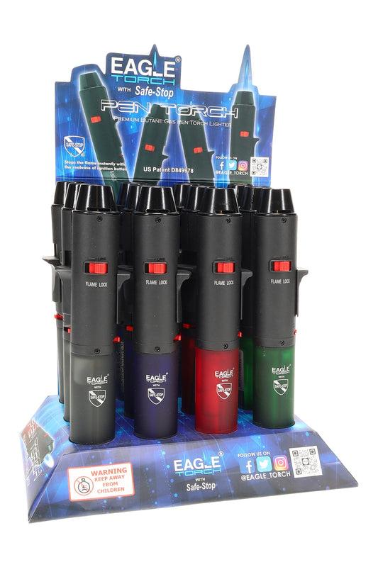 Eagle Pen Torch Lighter – 12-Pack Display