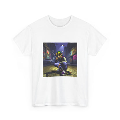 Streetwise Elf Smoking In Alley Tee