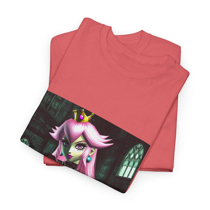 Goth Peach In Haunted Castle Tee