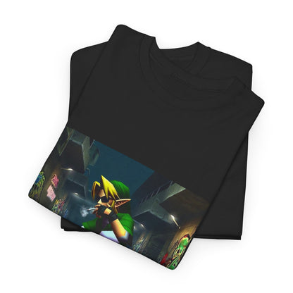 Street Link Smoking On Skateboard Tee