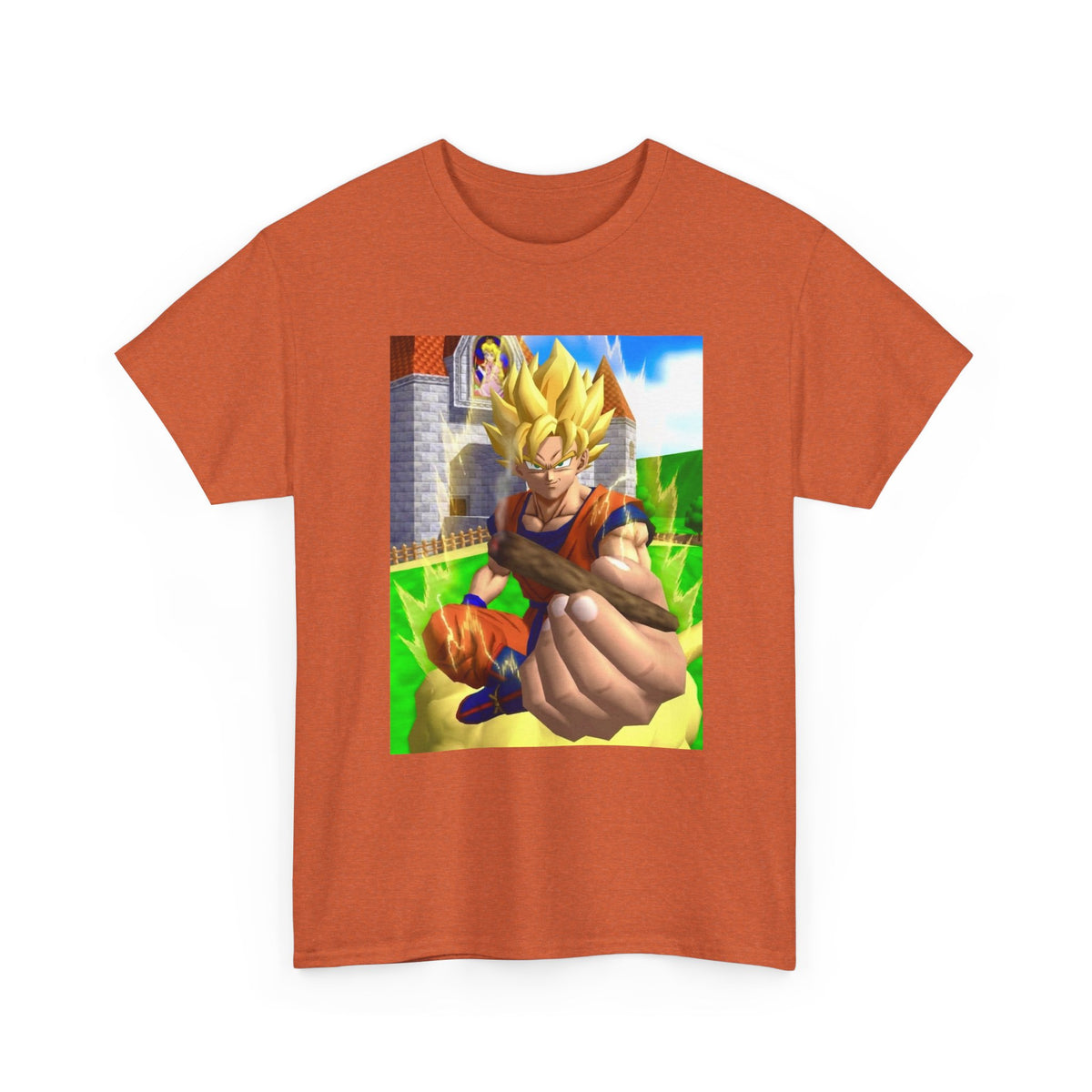 Super Saiyan Goku Holding A Blunt Tee