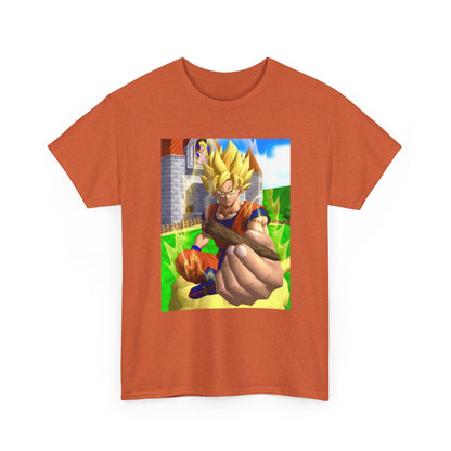 Super Saiyan Goku Holding A Blunt Tee