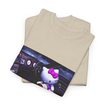 Hello Kitty Pours Lean In Car Tee