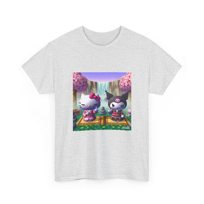 Hello Kitty and Kuromi Giving The Finger Tee