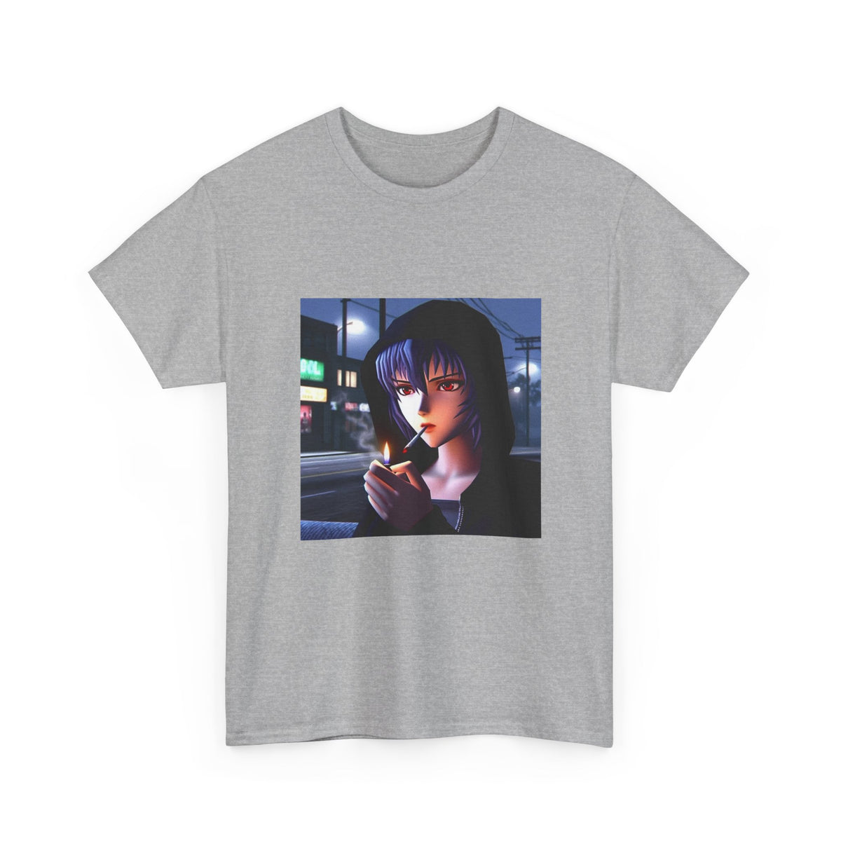 Rei Ayanami cruising GTA San Andreas Tee (Design 2)
