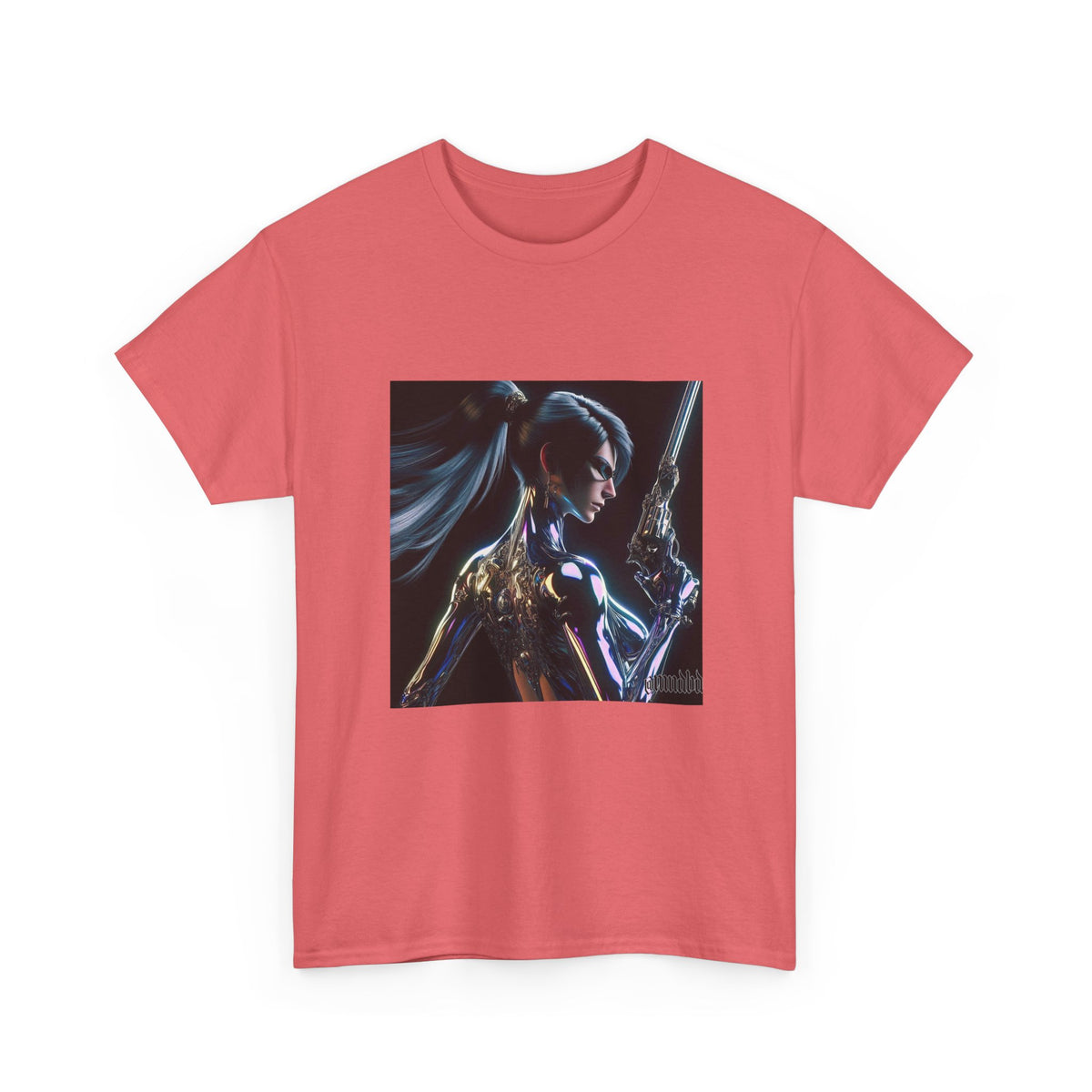Chrome Huntress With Illuminated Weapon Tee