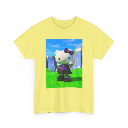 Goth Kitty Flipping Off In Wonderland