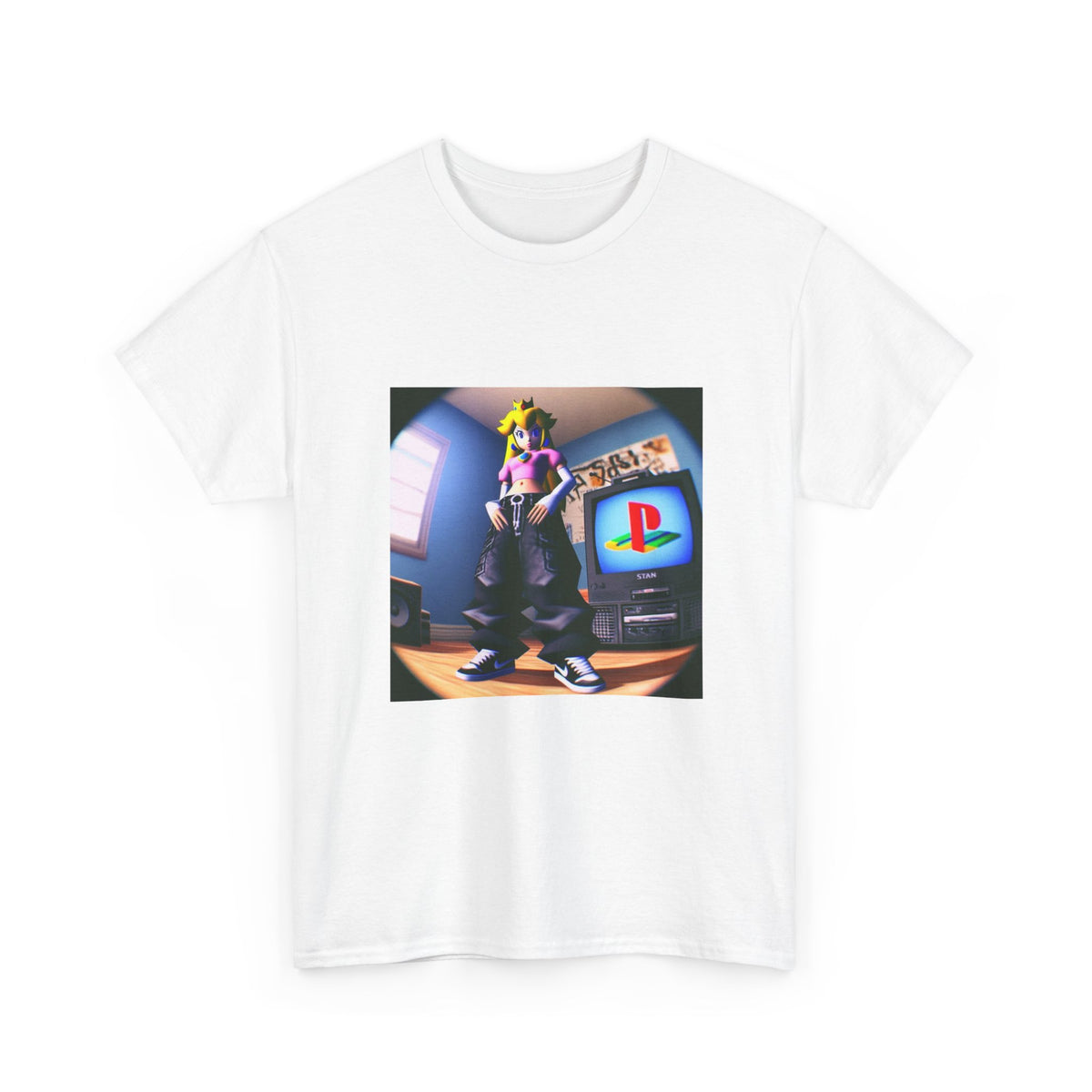 Princess Peach Y2K Drip Tee