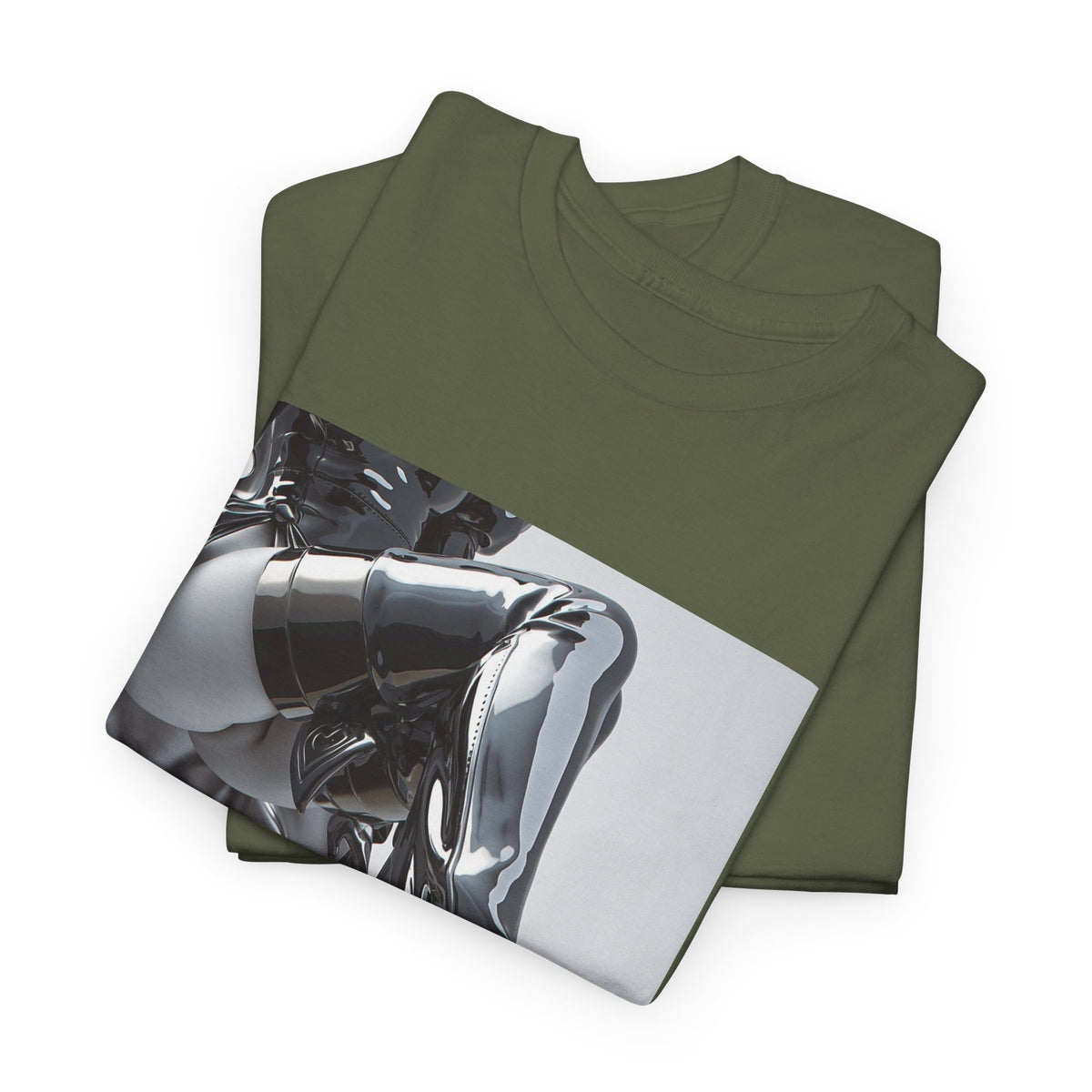 Liquid Chrome Flow Graphic Tee