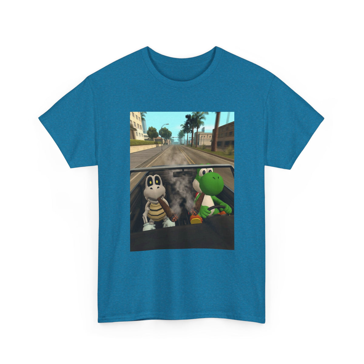Yoshi And Dry Bones Cruising And Smoking (Design 5)