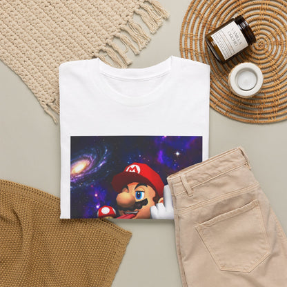 Mushroom-Tripping Plumber Gives The Finger Tee