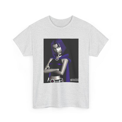 Pixelated Raven Standing Arms Crossed Tee