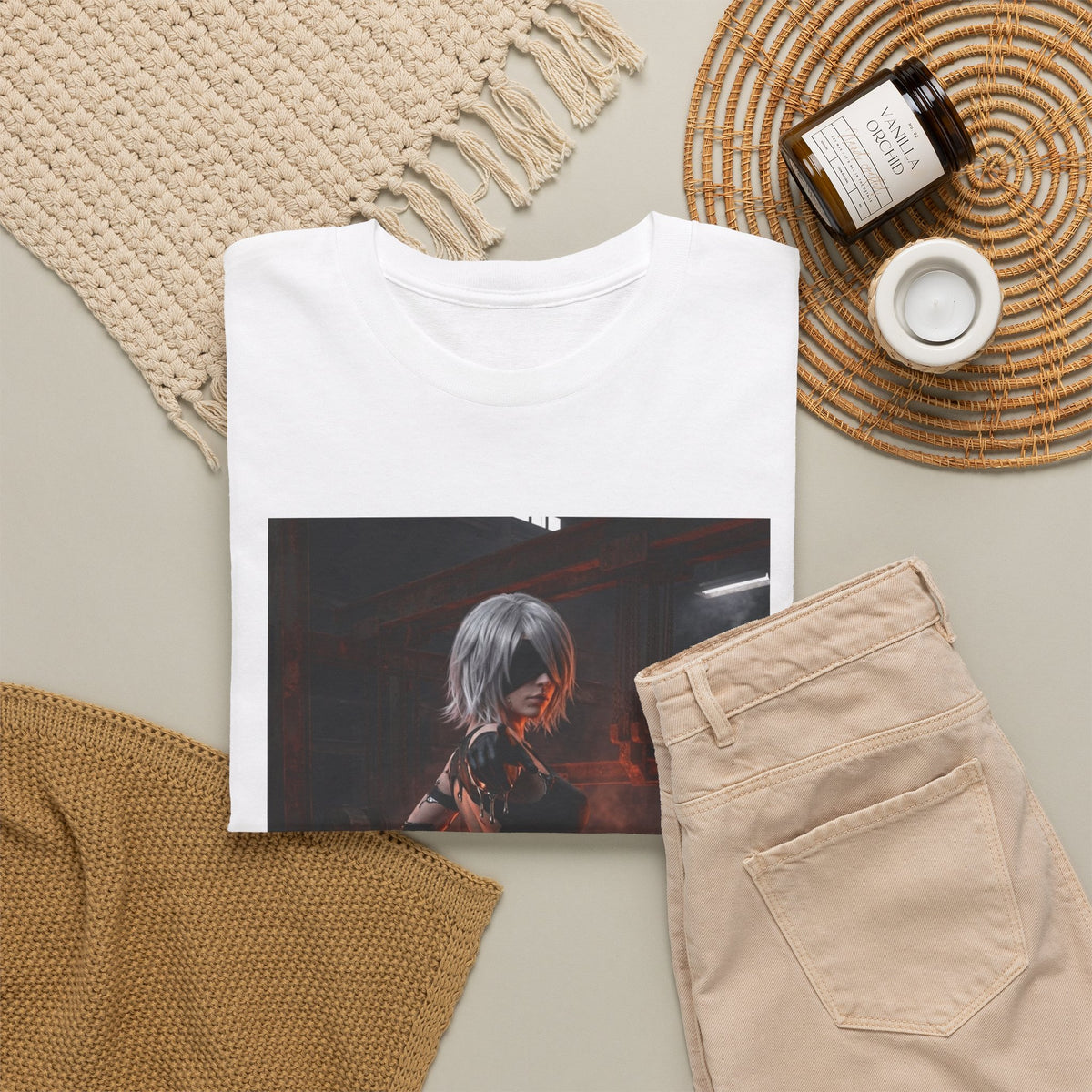 2B Pointing in Fiery Industrial Zone Tee