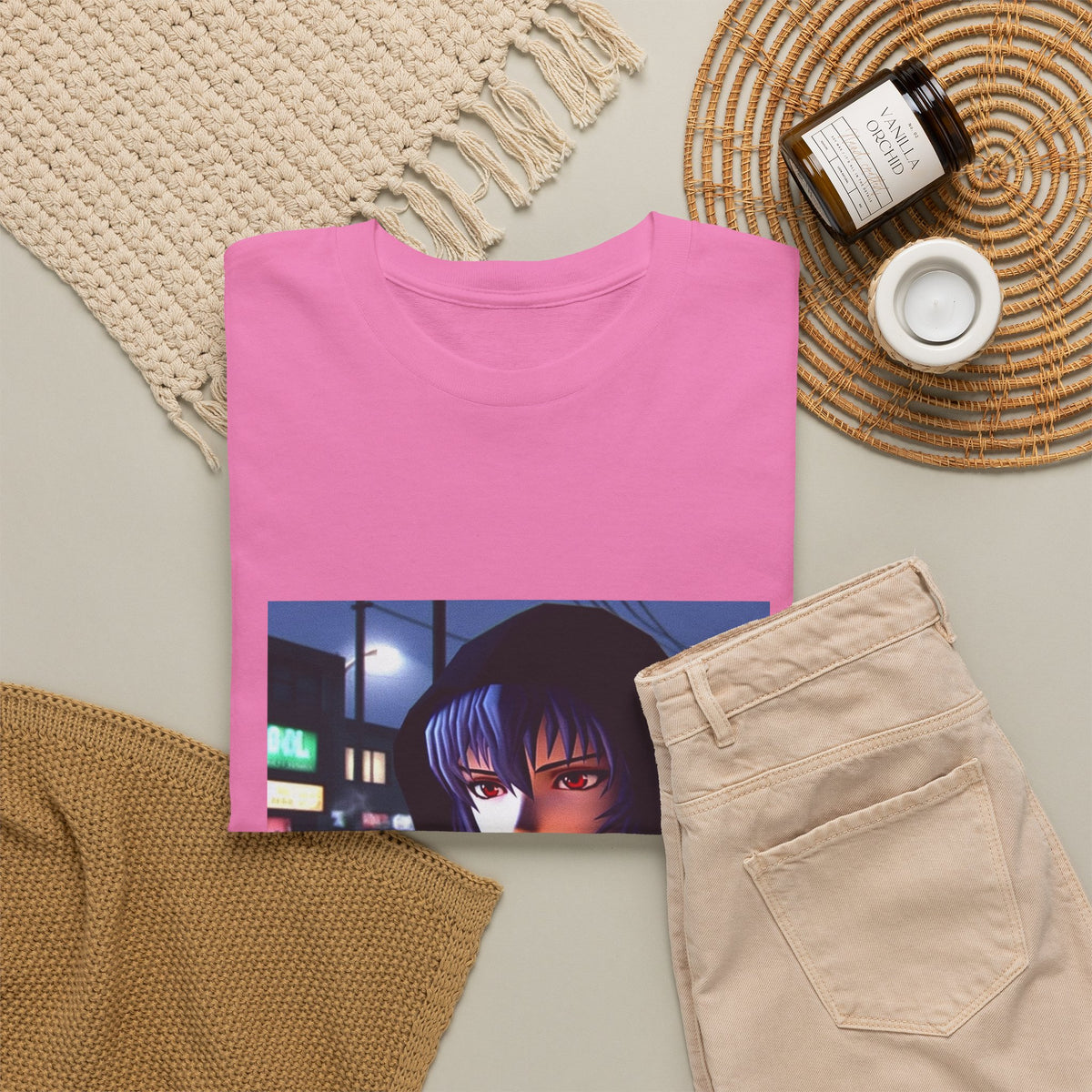 Rei Ayanami cruising GTA San Andreas Tee (Design 2)