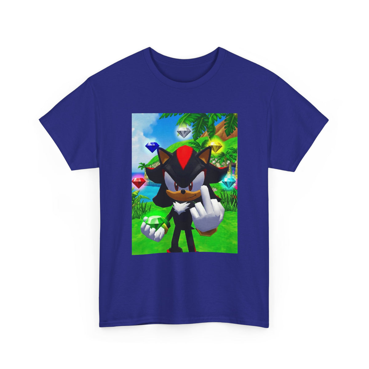 Shadow The Hedgehog Flipping The Bird Tee
