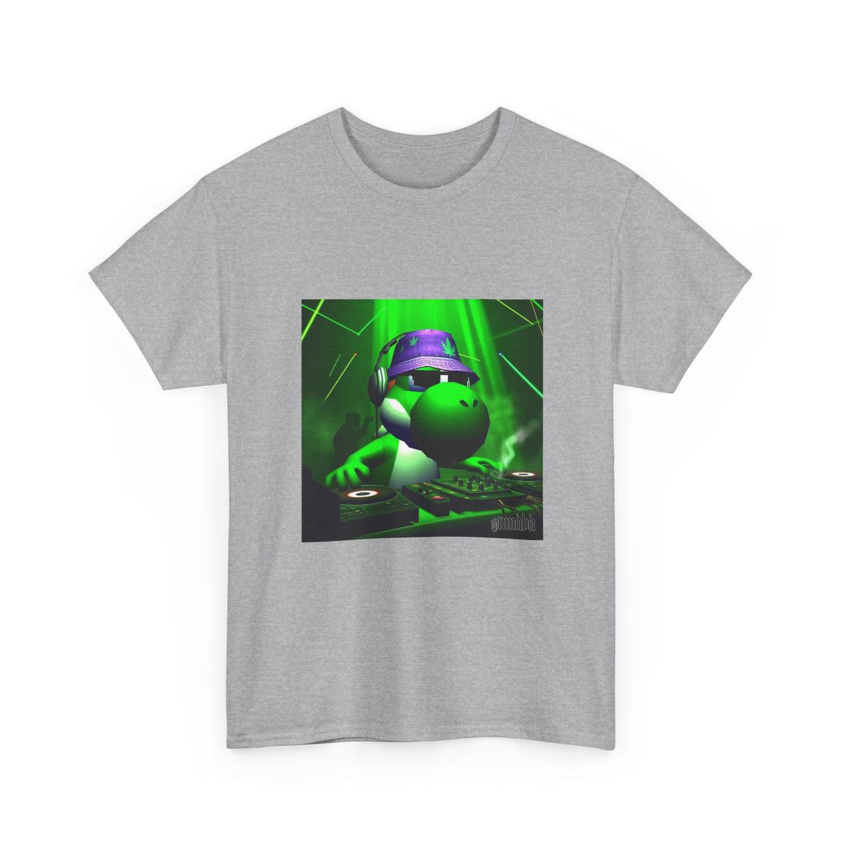 Yoshi DJing With Cannabis Bucket Hat Tee