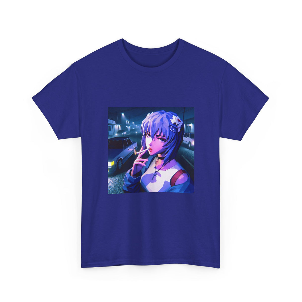 Rei Ayanami Riding GTA Streets Tee