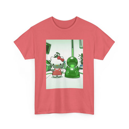 Hello Kitty And Blob Giving The Finger Tee