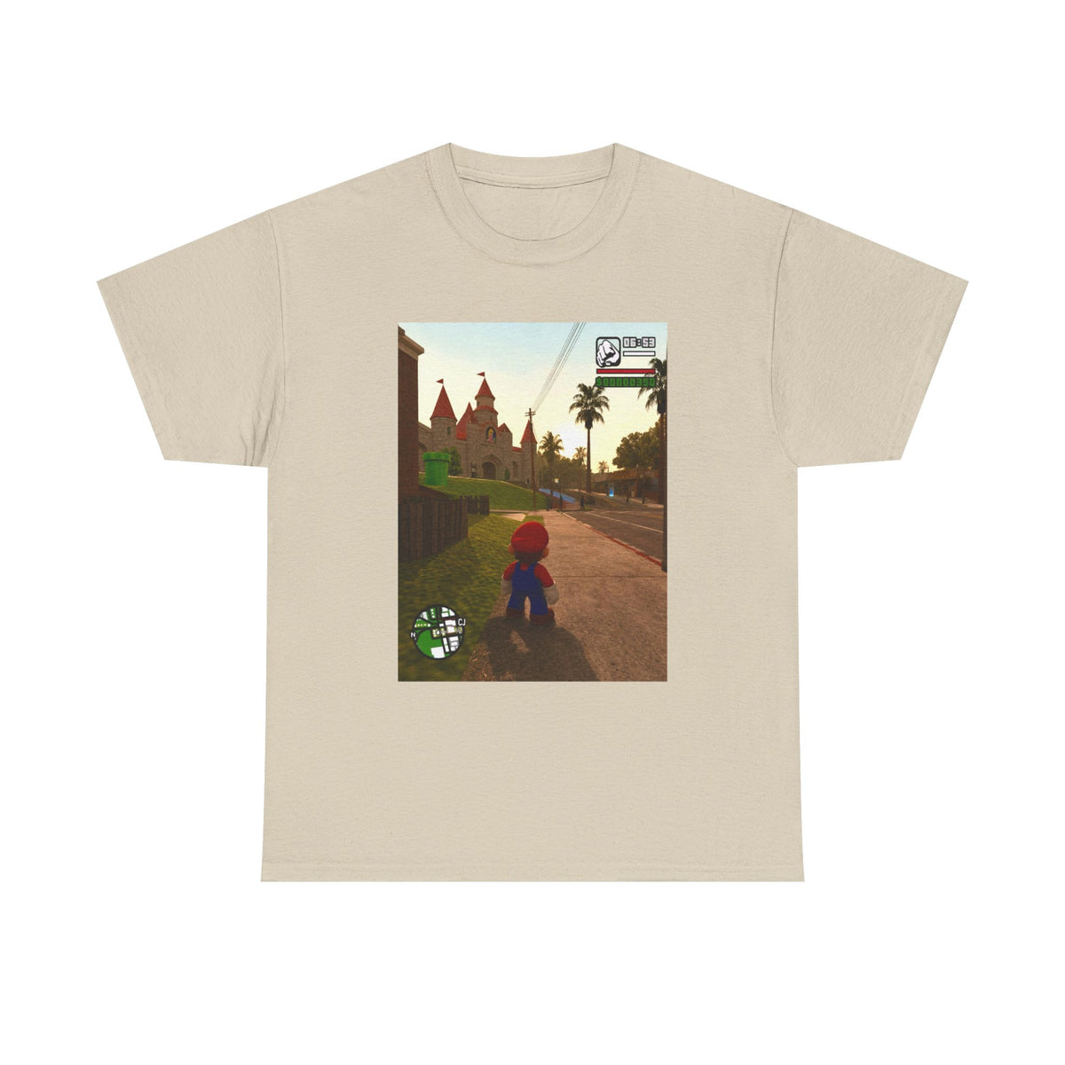 Mario In San Andreas Tee (Design 6)