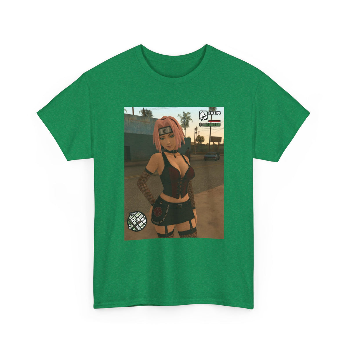 Sakura Haruno In GTA Style Tee