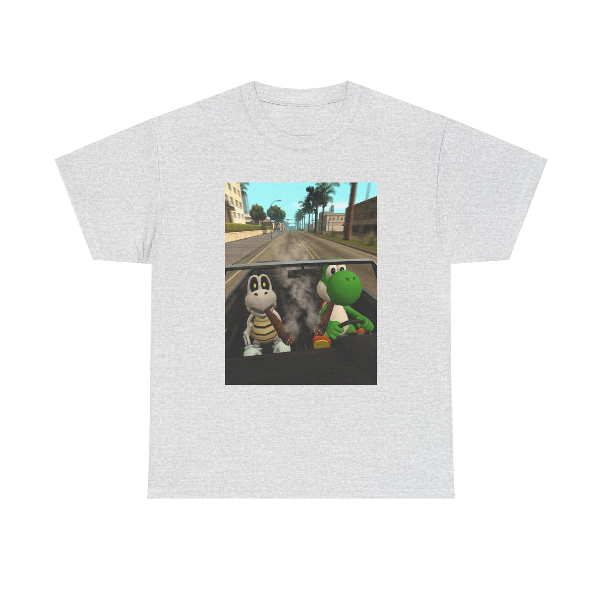 Yoshi And Dry Bones Cruising And Smoking (Design 5)