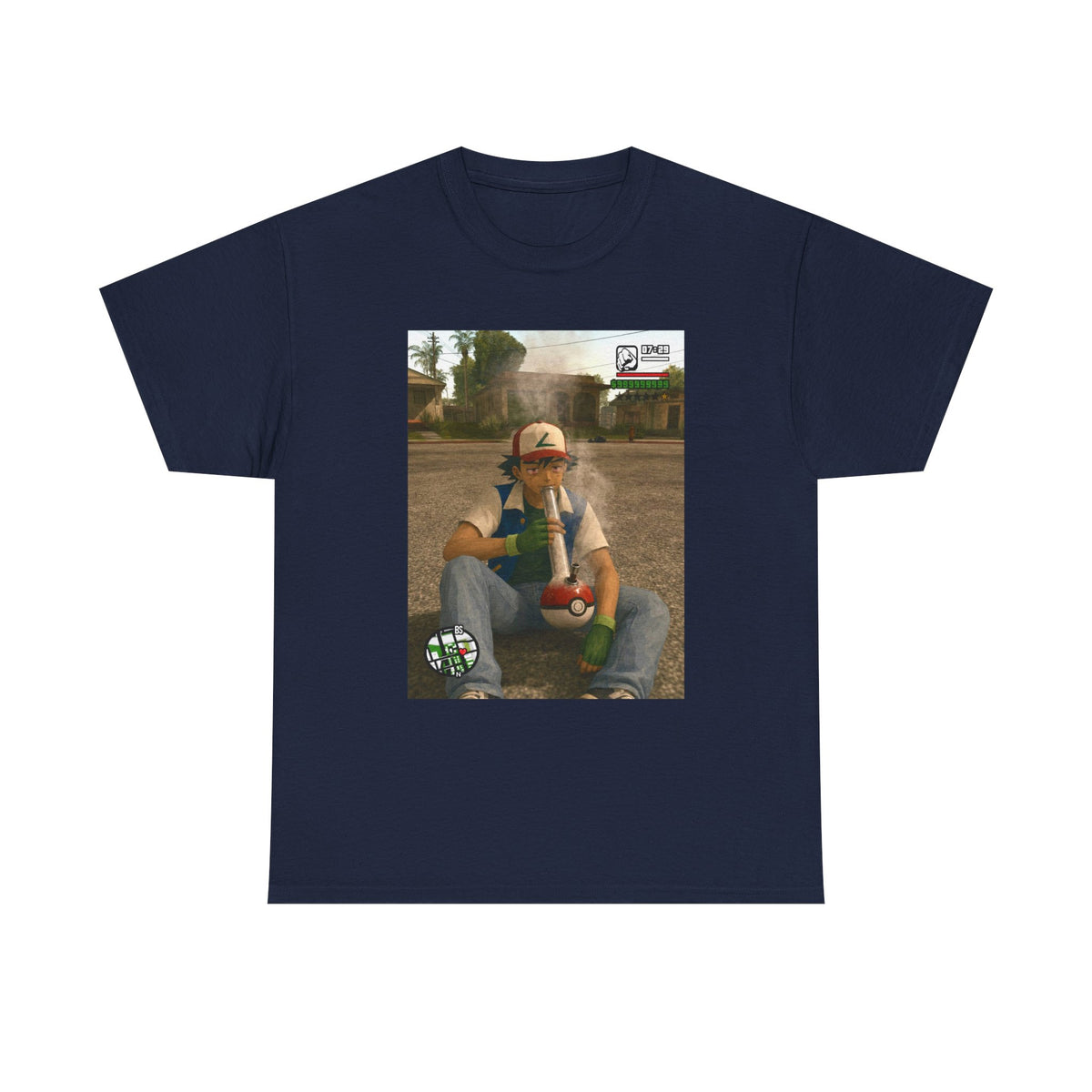 Ash Ketchum Bong Hit Tee