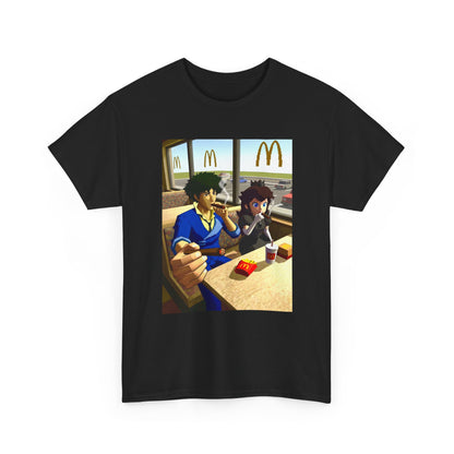 Spike Spiegel And Bowser Jr. Smoking Tee