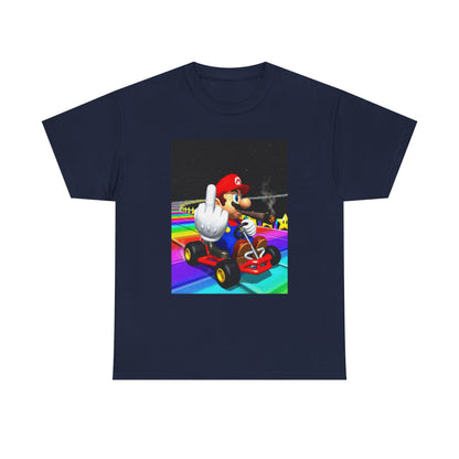 Mario Kart Smoking Blunt Middle Finger
