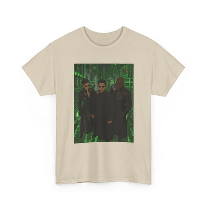 Neo, Trinity, Morpheus Smoking In The Matrix