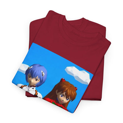 Rei And Asuka Gaming On PSPs Tee