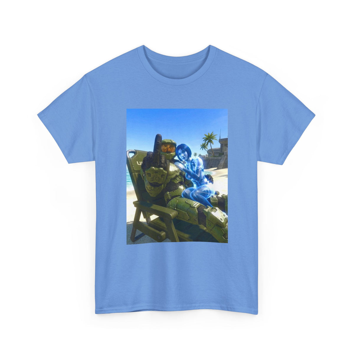 Master Chief And Cortana Chillin' Beach Vibes