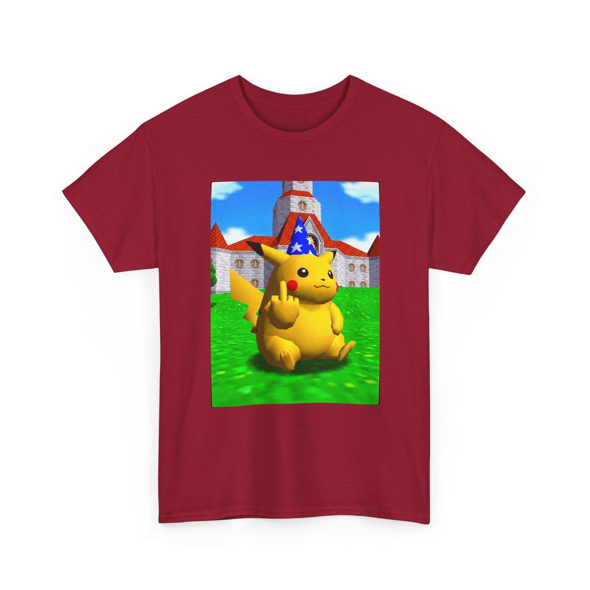 Salty Pikachu Giving The Middle Finger Tee