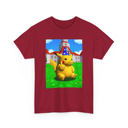 Salty Pikachu Giving The Middle Finger Tee