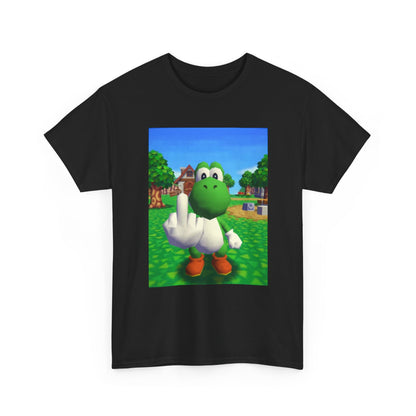 Yoshi Giving The Finger On A Tee