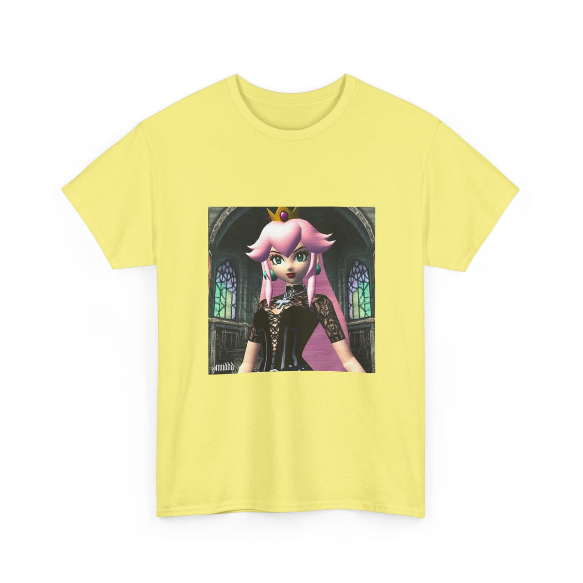 Goth Princess Peach In The Castle Tee